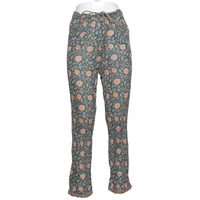 Broek (Groen, Beige) van Natura Katoen