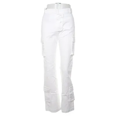 Cargo pants (White) from Nicki Studios Cotton, Elastane