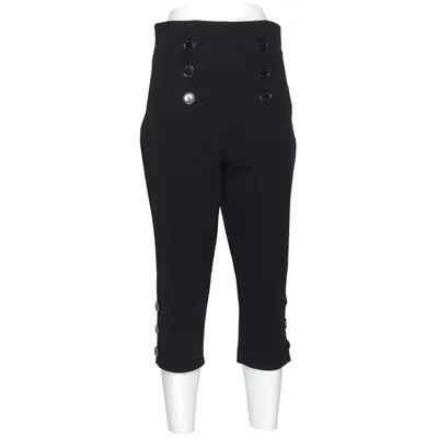 Trekvart bukser (Sort) fra Belsira Elastan, Polyester