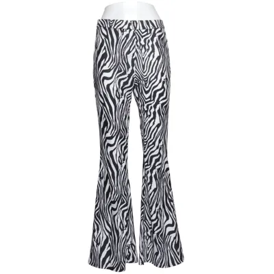 Palazzo pants (Black, White) from Shein Elastane, Polyester