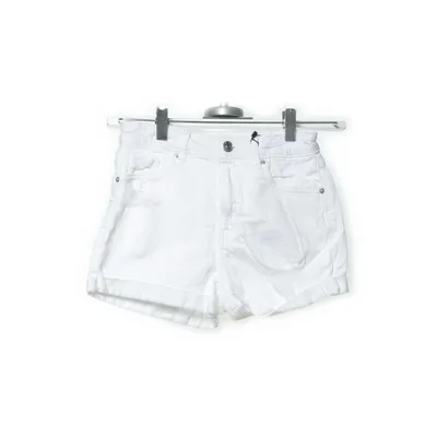 Denim shorts (White) from Lab Industries Cotton, Elastane