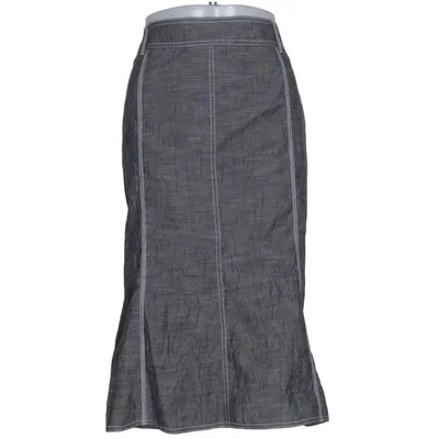 Rok (Grijs) van Erfo Acetaat, Katoen, Polyester
