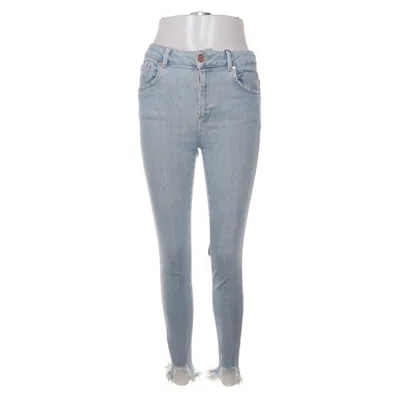 Jeans (Blå) från Never Denim by Bik Bok Bomull, Elastan, Polyester