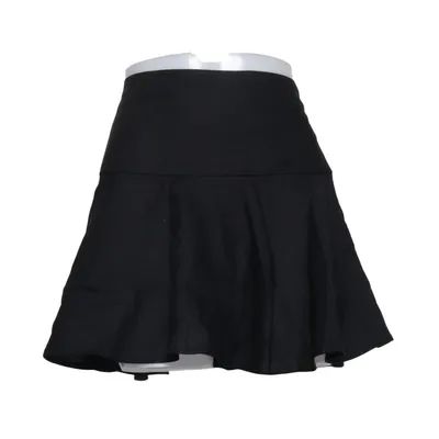 Skirt (Black) from H&M Viscose, Linen, Polyester, Cotton
