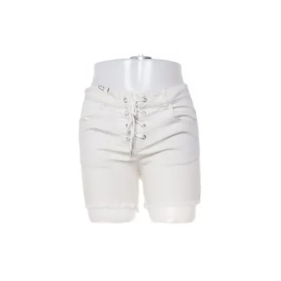 Jeansshorts (Beige) från Bik Bok Bomull, Elastan, Polyester