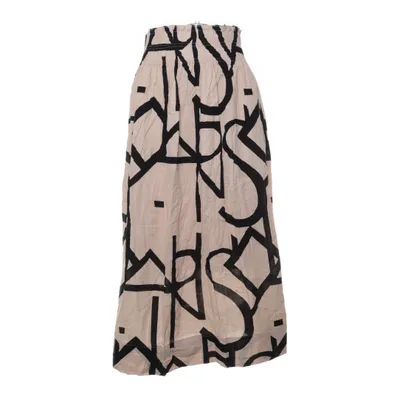 Rok (Beige, Zwart) van H&M Trend Katoen, Viscose