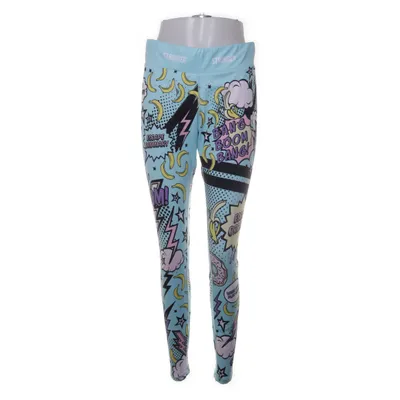 Sportleggings (Blauw, Meerkleurig) van Stronger Polyester