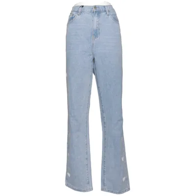 Jeans (Blå, Hvid) fra Redial Bomuld