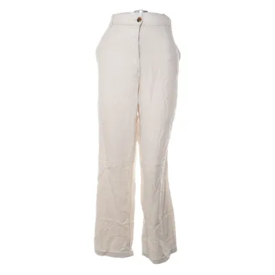 Broek (Beige) van H&M Linnen, Viscose, Katoen