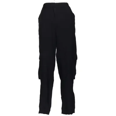 Cargo broek (Zwart) van H&M Viscose, Polyamide, Polyester