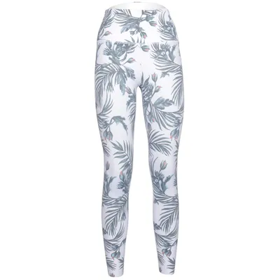 Sports tights (White, Multicolored) from Workout Empire Elastane, Polyester