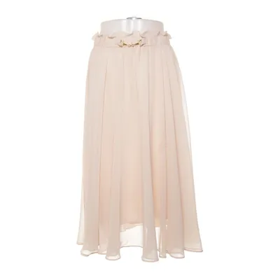 Maxi nederdel (Beige) fra Ida Sjöstedt Acetat, Polyester