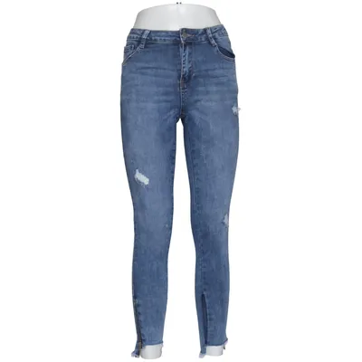 Jean (Bleu) de Laulia Coton, Élasthane, Polyester