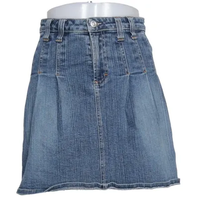Jeanskjol (Blå) från Helline Bomull, Elastan