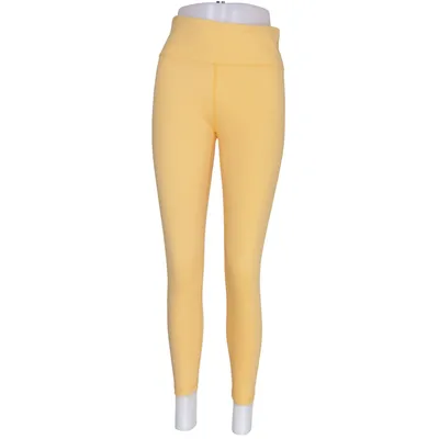 Sports tights (Yellow) from Workout Empire Elastane, Polyester