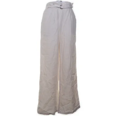 Palazzobyxor (Beige) från Mango Casual Bomull, Linne, Polyester