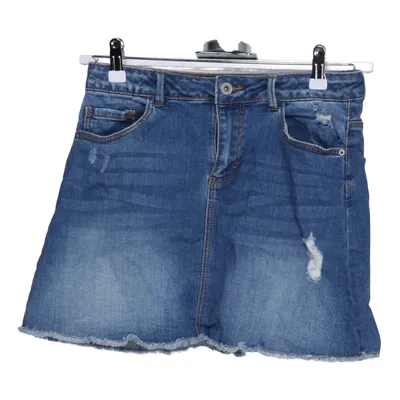 Jeanskjol (Blå) från Zara Girls Bomull, Elastan, Polyester