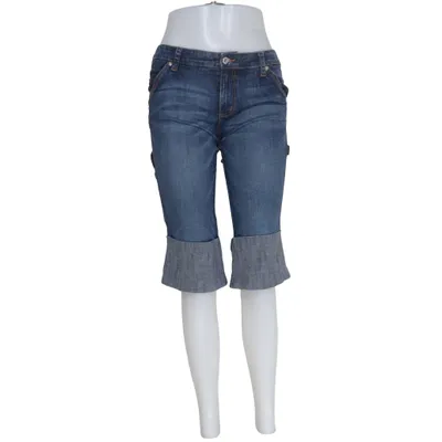 Denim shorts (Blue) from Baby Phat Cotton, Elastane