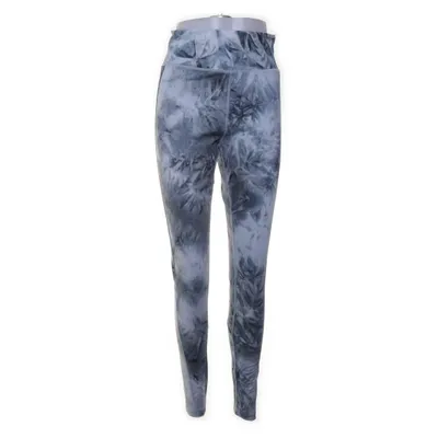 Sportleggings (Blauw, Wit) van Kari Traa Elastaan, Polyester