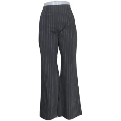 Stoffhose (Grau) von Ganni Elasthan, Recyceltes Polyester, Viskose