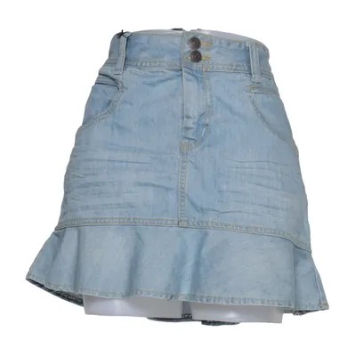 Jeanskjol (SVEVA MINI SKIRT) från Object Bomull