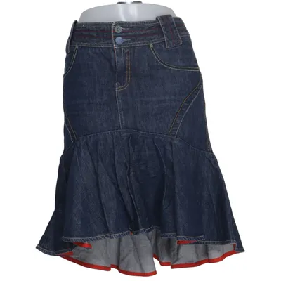 Jupe en jean (Bleu, Multicolore) de Diesel Coton