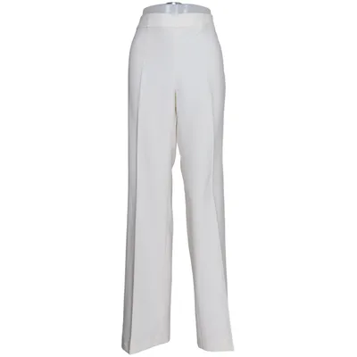 Pantalon patte d'éléphant (Blanc) de Zapa Acétate, Élasthane, Polyester