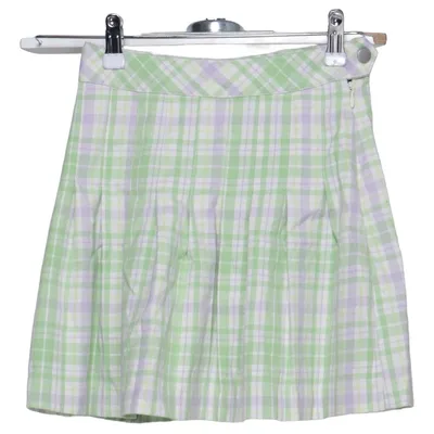 Kjol (Grön, Lila, Vit, Flerfärgad) från Lindex Elastan, Polyester, Viskos