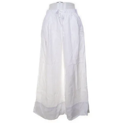Pants (White) from Zara Linen