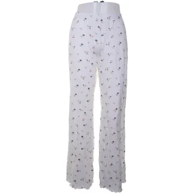 Pyjamasbyxor (Vit, Flerfärgad) från Lager 157 Bomull, Elastan, Polyester