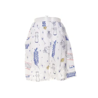 Korte broek (Wit, Meerkleurig)