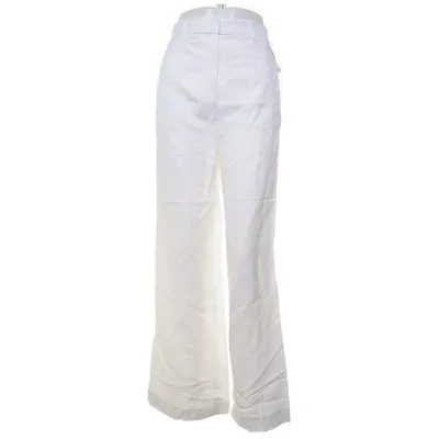Jakkesætsbukser (Hvid) fra H&M Modern Classic Linned, Viscose, Polyester