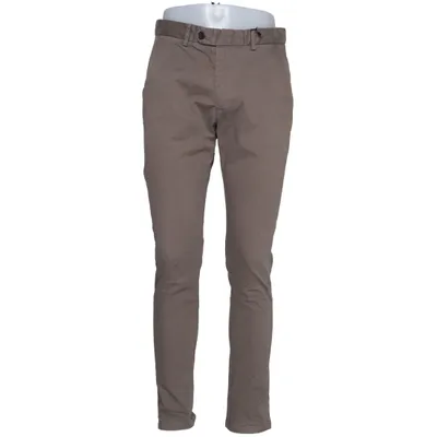Chinos (Bruin) van John Henric Katoen, Elastaan, Polyester