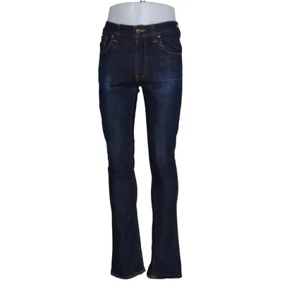 Spijkerbroek (Blauw) van Nudie Jeans Elastaan, Organisch katoen