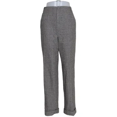Pantalon (Gris, Bleu, Vert) de Strenesse Viscose, Laine