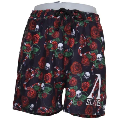 Badshorts (Svart, Röd, Flerfärgad) från Slade Couture Polyester