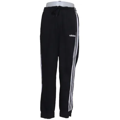 Pantalon de survêtement (Noir, Blanc) de Adidas Coton, Polyester recyclé