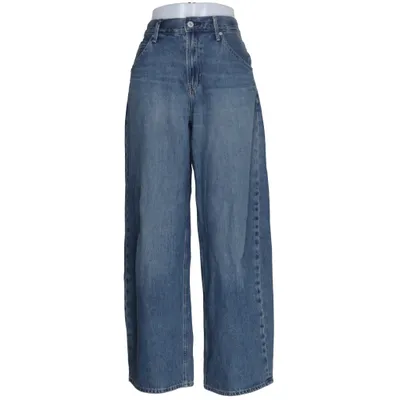 Spijkerbroek (Blauw) van Uniqlo Katoen, Lyocell, Polyester