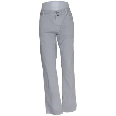 Chinos (Grå) från Borrelli Bomull, Elastan