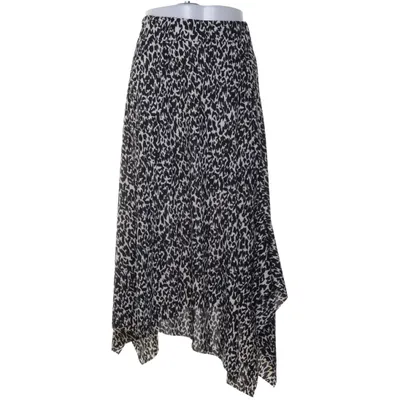 Långkjol (Svart, Vit, Flerfärgad) från Addax Elastan, Polyester