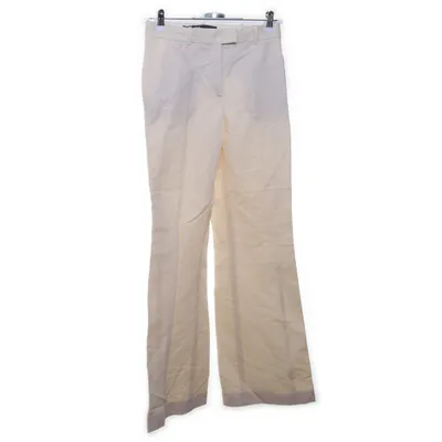Kostuumbroek (Beige) van Zara Basic Katoen, Linnen