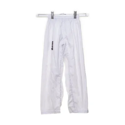 Kampsportsbyxor (Vit) från Budo Fitness Bomull, Polyester