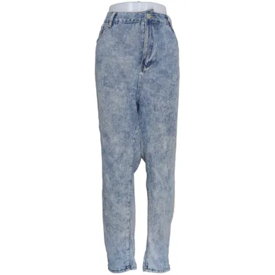 Jeans (Blå) från Boohoo Blue Bomull, Polyamid, Polyester, Viskos