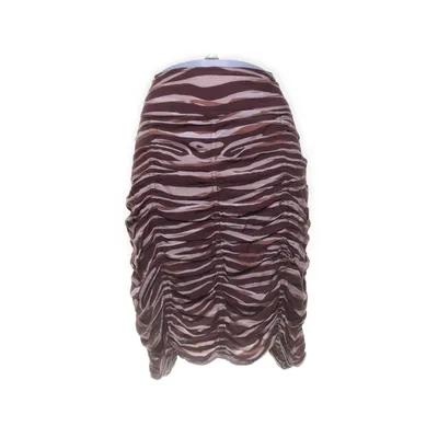 Skirt (Beige, Brown) from Fransa Viscose, Polyester