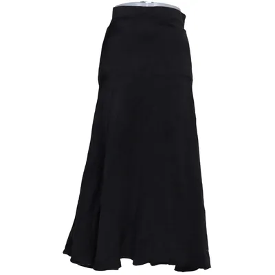 Jupe longue (Noir) de H&M Soie