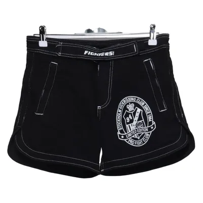 Pantalon d'arts martiaux (Noir) de Fighters Coton, Élasthane