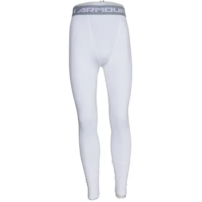 Collants de sport (Blanc) de Under Armour Élasthane, Polyester
