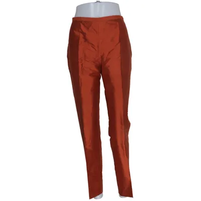 Pantalon patte d'éléphant (Orange) de Fabrizio Lenzi Soie