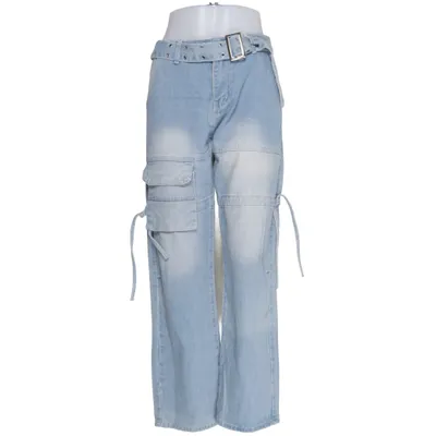 Cargo broek (Blauw) van Jeans Katoen, Polyester