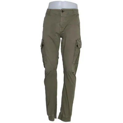 Pantalon cargo (Vert) de Jack & Jones Jeans Intelligence Coton, Élasthane